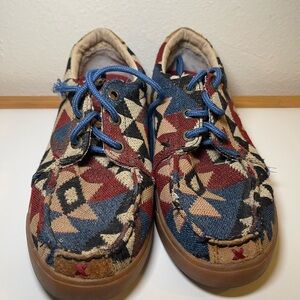Twisted X Boots Southwest Tapestry Hooey Loper WHYC001 Size 2M